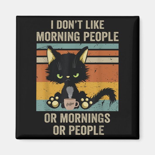 Ik haat morgens mensen en ochtenden en mensen vall magneet (Voorkant)