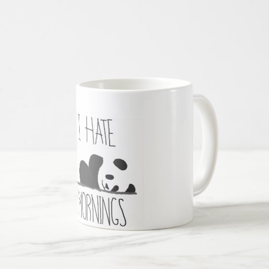 Ik haat Morning Panda mok (Voorkant rechts)