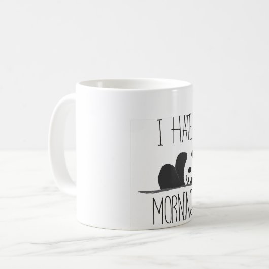 Ik haat Morning Panda mok (Voorkant links)