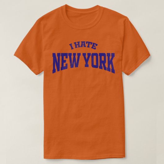 Ik haat New York T-shirt (Design voorkant)