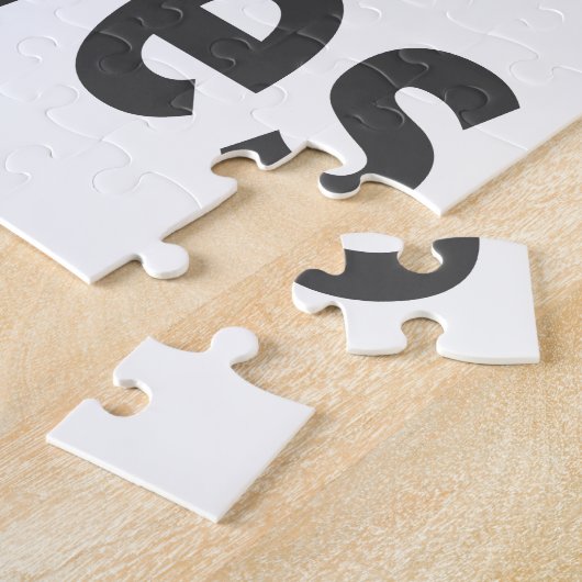 Ik haat Olijfzwart Legpuzzel (Zijkant)