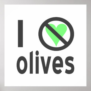 Ik haat Olijfzwart Poster