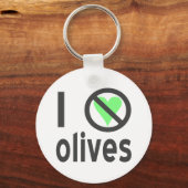 Ik haat olijven Geen liefde Sleutelhanger (Voorkant)