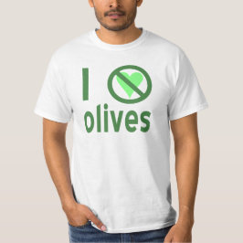 Ik haat Olijven (groen) T-shirt