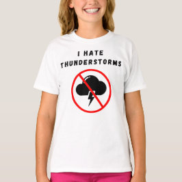 Ik haat onweer t-shirt