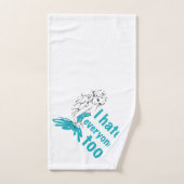 Ik haat ook iedereen bad handdoek (Handdoek)