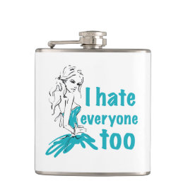 Ik haat ook iedereen heupfles