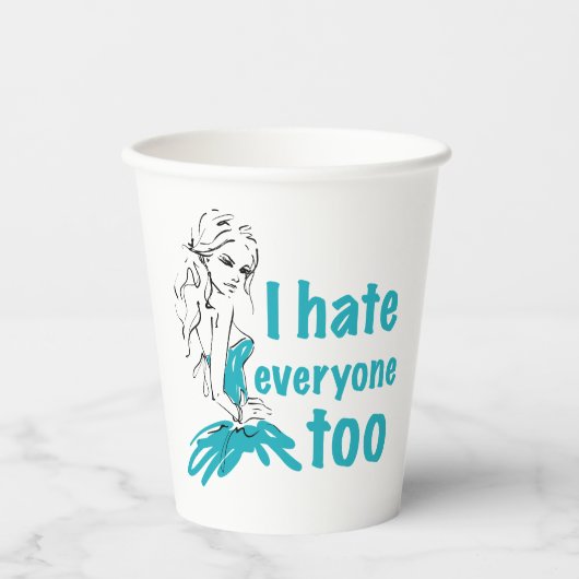 Ik haat ook iedereen papieren bekers (Voorkant)