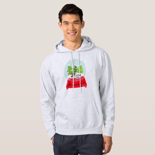 Ik haat opwarming van de aarde hoodie (Voorkant volledig)