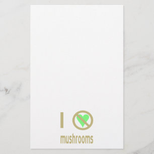 Ik Haat Paddenstoelen Geen Liefde Briefpapier