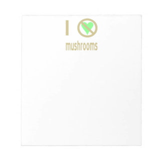 Ik haat paddenstoelen notitieblok