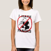Ik haat Pandas T-shirt (Voorkant)