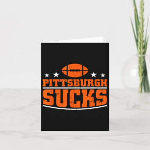 Ik haat Pittsburgh Design Mannen Vrouwen Grappig P Kaart