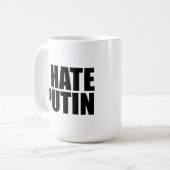Ik haat Poetin Koffiemok (Voorkant links)