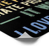 Ik haat programmeren - grappige programmeur I Poster (Hoek)