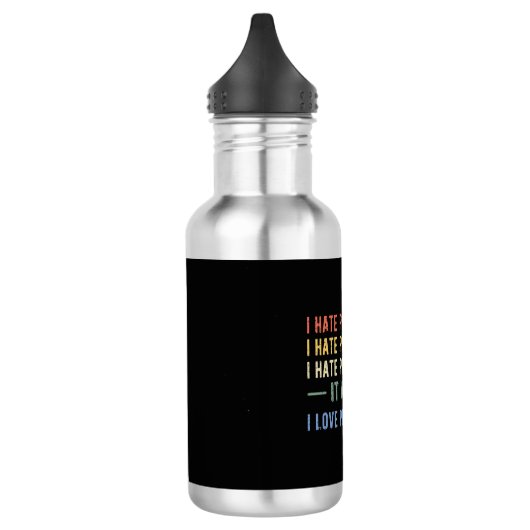 Ik haat programmeren - grappige programmeur I Waterfles (Links)