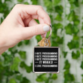 Ik haat programmeren - Grappige programmeur II Sleutelhanger (Hand)