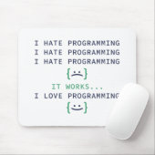 Ik haat programmeren muismat (Met muis)