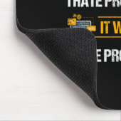 Ik haat Programmeringsprogrammeur Coder Gift Muismat (Hoek)