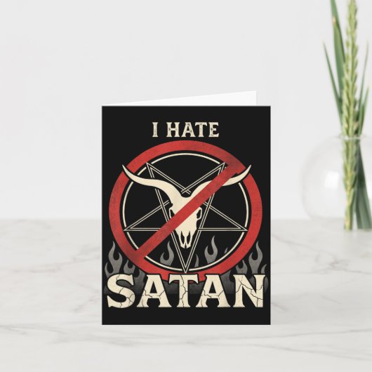 Ik haat Satan Kaart (Voorkant)
