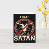 Ik haat Satan Kaart (Gele Bloem)