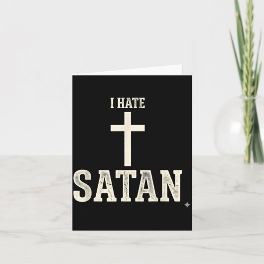Ik haat Satan Kaart (Voorkant)