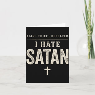 Ik haat Satan Kaart