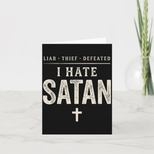 Ik haat Satan Kaart (Voorkant)