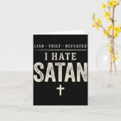 Ik haat Satan Kaart (Gele Bloem)