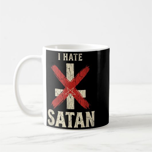 Ik haat Satan Koffiemok (Links)