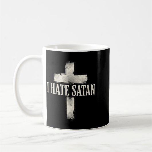 Ik haat Satan Koffiemok (Links)
