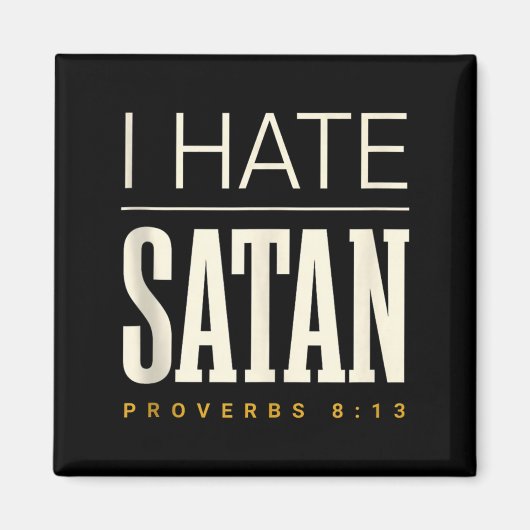 Ik haat Satan Magneet (Voorkant)
