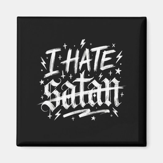 Ik haat Satan Magneet (Voorkant)