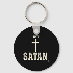 Ik haat Satan Sleutelhanger