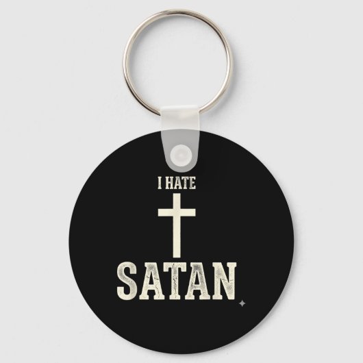 Ik haat Satan Sleutelhanger (Voorkant)