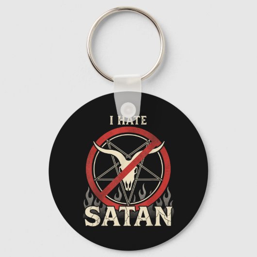 Ik haat Satan Sleutelhanger (Voorkant)