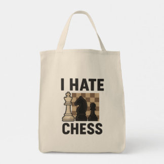 Ik haat schaken tote bag