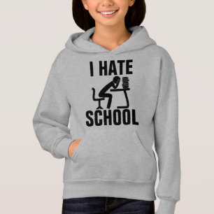 IK HAAT SCHOOL, Grappige Kinderen T-Shirts