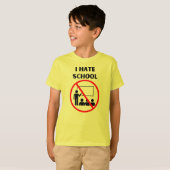 Ik haat school t-shirt (Voorkant volledig)
