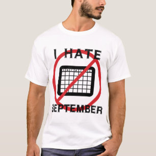 Ik haat september t-shirt