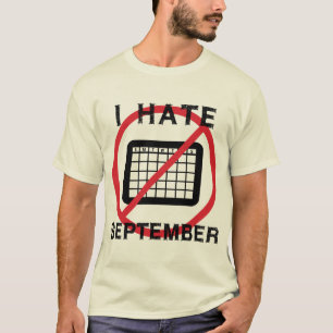 Ik haat september t-shirt