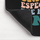 Ik haat slangen, vooral de mensheid. muismat (Hoek)