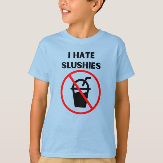Ik haat slashes t-shirt (Voorkant)