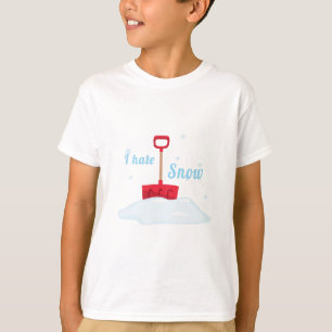 Ik haat sneeuw t-shirt