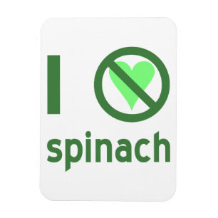 Ik haat spinazie magneet
