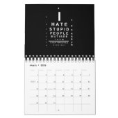 Ik haat stomme mensen kalender (Mar 2026)