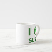 Ik haat sushi geen liefde  espresso kop (Voorkant rechts)