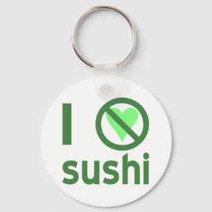 Ik haat sushi sleutelhanger
