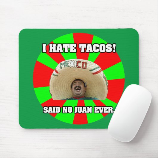 Ik haat Tacos Muismat (Met muis)
