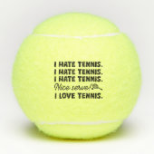 Ik haat Tennis Tennisballen (Voorkant)